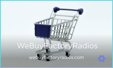 WeBuyFactoryRadios.com - Creative brandable domain for sale