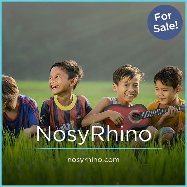 NosyRhino.com - buy New premium names