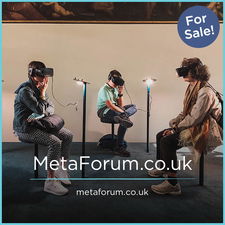 MetaForum.co.uk - Creative brandable domain for sale