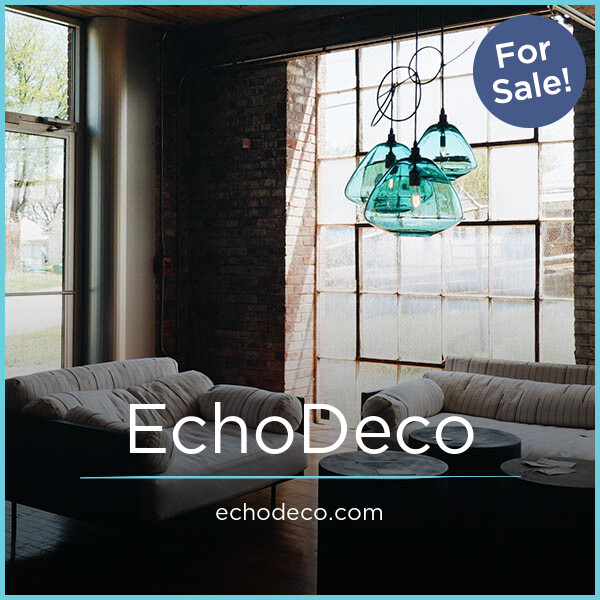 EchoDeco.com - Creative premium domains for sale