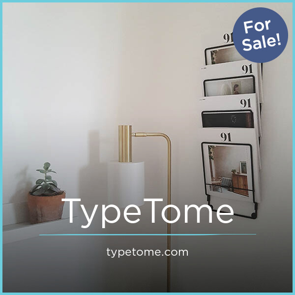 TypeTome.com - Creative premium domain names for sale