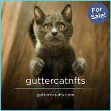 GutterCatNFTs.com - Creative brandable domain for sale