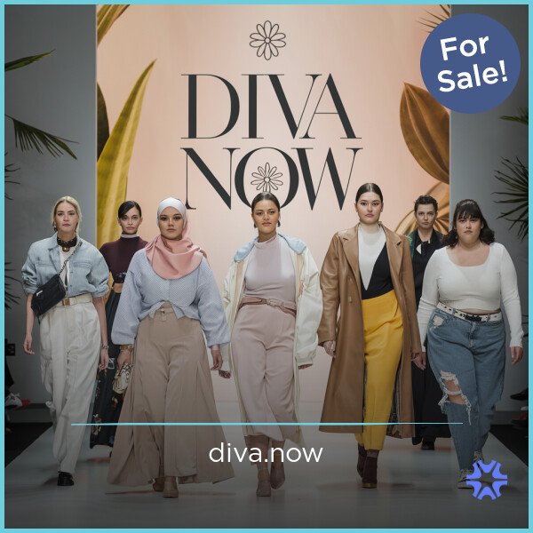 Diva.now - Cool premium domain marketplace