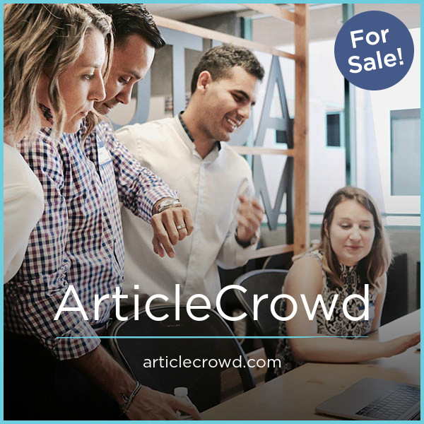 ArticleCrowd.com - Good premium domain names for sale