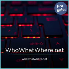 WhoWhatWhere.net - Creative brandable domain for sale