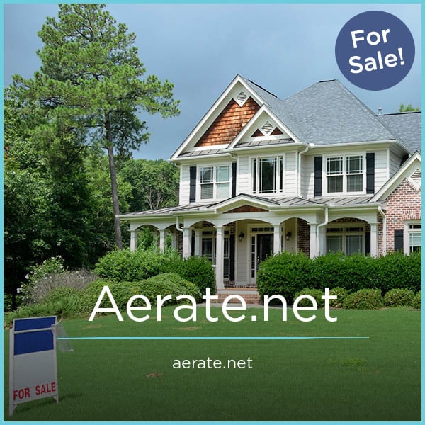 Aerate.net - New premium domain marketplace