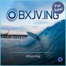 Obxjv.ing - Creative brandable domain for sale