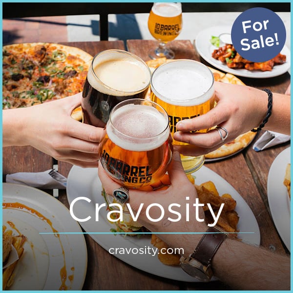 Cravosity.com - Catchy premium domain names for sale