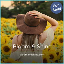 BloomAndShine.com - New domains for sale