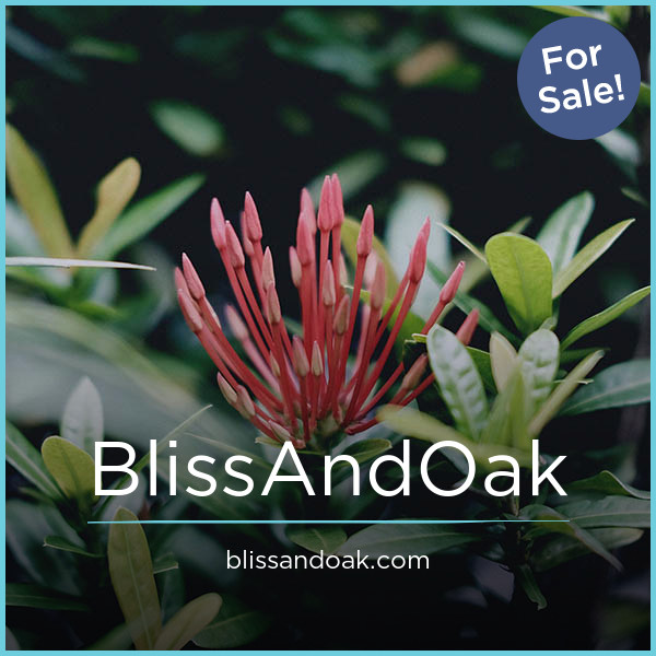 BlissAndOak.com - Creative premium names