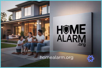 HomeAlarm.org - Creative brandable domain for sale