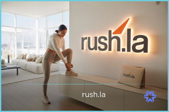 rush.la - Creative brandable domain for sale