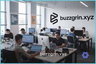 BuzzGrin.xyz - Creative brandable domain for sale