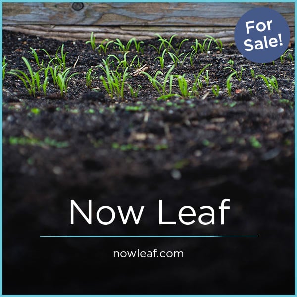 NowLeaf.com - Good premium domain names for sale