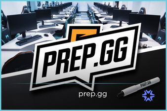 Prep.gg - Creative brandable domain for sale