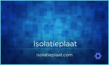 Isolatieplaat.com - Creative brandable domain for sale