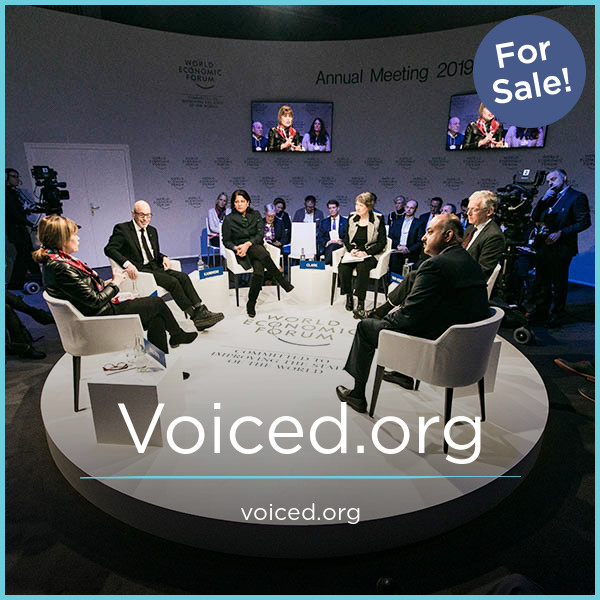 Voiced.org - Cool premium domains for sale