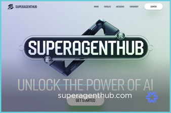 SuperAgentHub.com - Creative brandable domain for sale