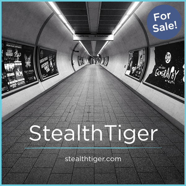 StealthTiger.com - buy Catchy premium domains