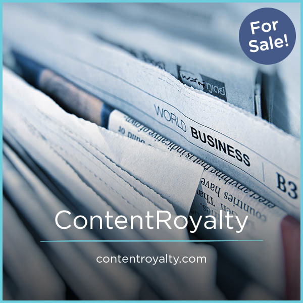 ContentRoyalty.com - Creative premium domain marketplace