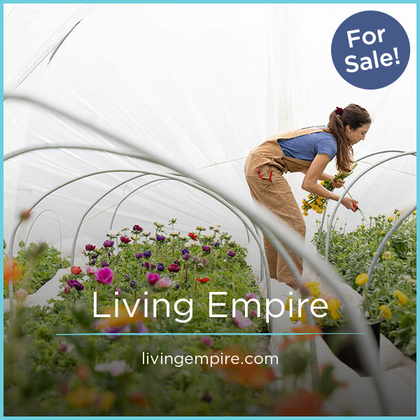 LivingEmpire.com - buy Catchy premium domains