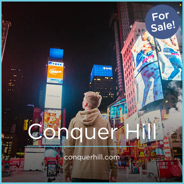 ConquerHill.com - buying Best premium names