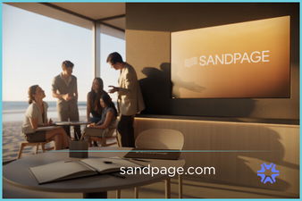 SandPage.com - Creative brandable domain for sale