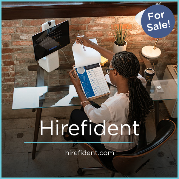 Hirefident.com - Creative premium domains for sale