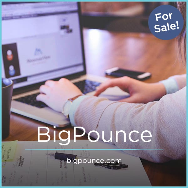 BigPounce.com - New premium domain marketplace