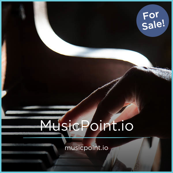 MusicPoint.io - Unique domains for sale