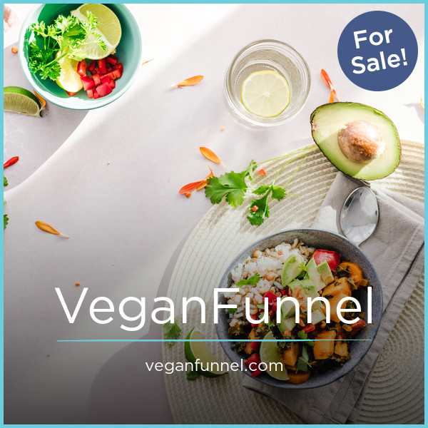 VeganFunnel.com - Creative premium domain names for sale