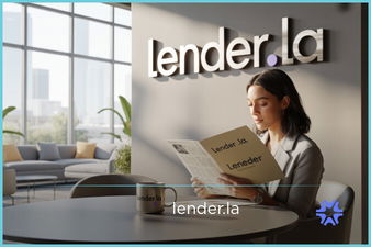 Lender.La - Creative brandable domain for sale