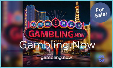 Gambling.Now - Creative brandable domain for sale