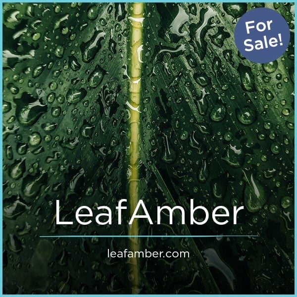 LeafAmber.com - Great premium domain names for sale