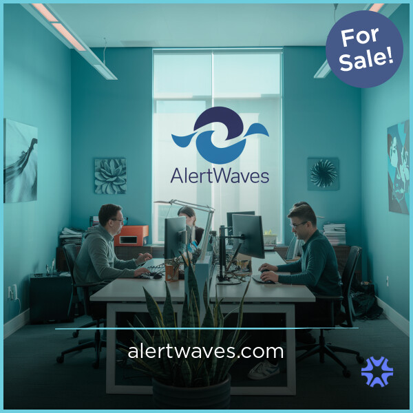 AlertWaves.com - Great premium domain marketplace