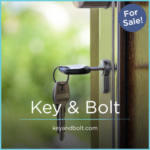 KeyAndBolt.com - Unique premium domains for sale