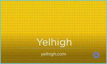 Yelhigh.com - Creative brandable domain for sale