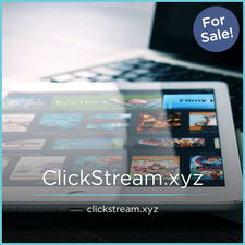 ClickStream.xyz - Good premium domain marketplace