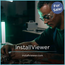 InstallViewer.com - Creative brandable domain for sale