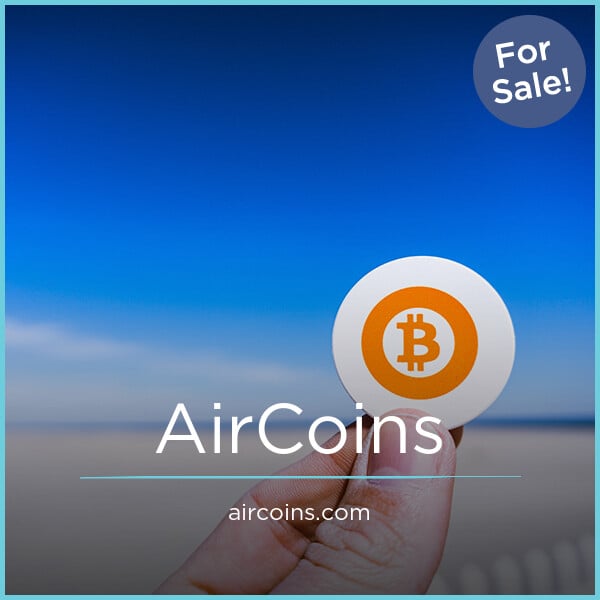 AirCoins.com - Creative domains for sale