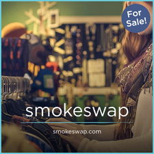 Smokeswap.com - Creative brandable domain for sale