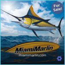 MiamiMarlin.com - Creative brandable domain for sale