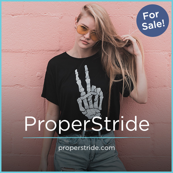 ProperStride.com - Creative premium domain names