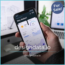 Designdata.io - Creative brandable domain for sale