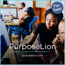 PurposeLion.com - Creative brandable domain for sale