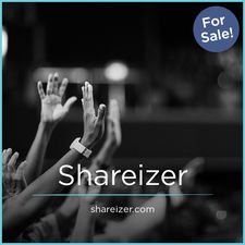 Shareizer.com - Creative brandable domain for sale