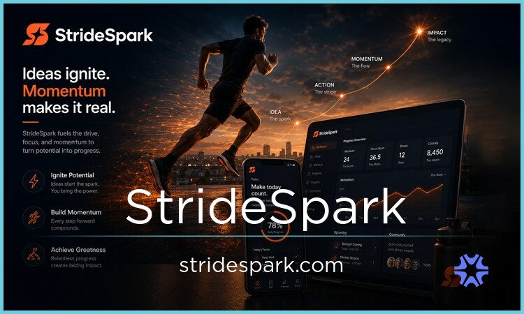 StrideSpark.com - buying Great premium names