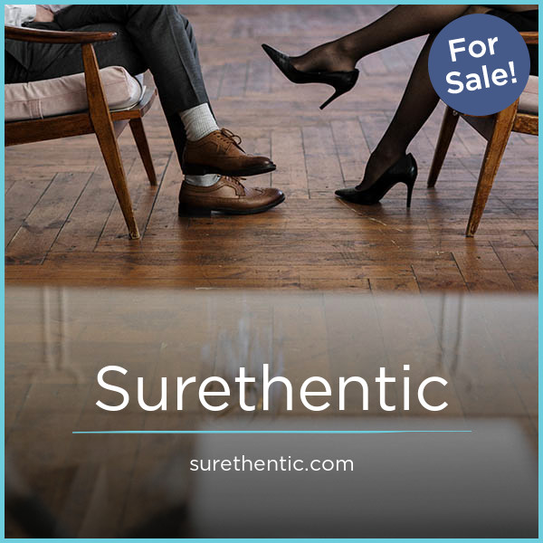 Surethentic.com - Good premium domains for sale