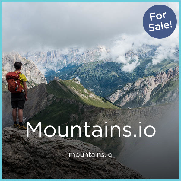 Mountains.io - Best premium domains for sale