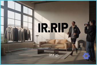 Ir.RIP - Creative brandable domain for sale